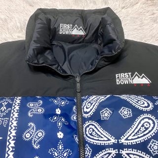 FIRST DOWN - 【即完売】FIRST DOWN ダウンジャケット ペイズリー