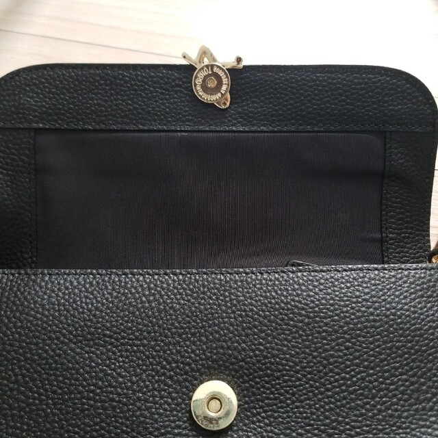 agnes b.(アニエスベー)のagnes b.　アニエスベー　ショルダーバッグ　黒　美品 レディースのバッグ(ショルダーバッグ)の商品写真