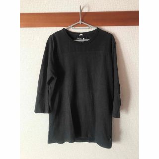 ゴーヘンプ(GO HEMP)のゴーヘンプ　ベーシックフットボールTシャツ　Lサイズ　7丈　ヘンプ　コットン(Tシャツ/カットソー(七分/長袖))