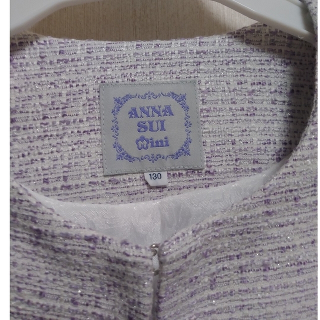 ANNA SUI mini(アナスイミニ)の【ANNA SUI mini】裾スカラシップボレロ キッズ/ベビー/マタニティのキッズ服女の子用(90cm~)(ジャケット/上着)の商品写真