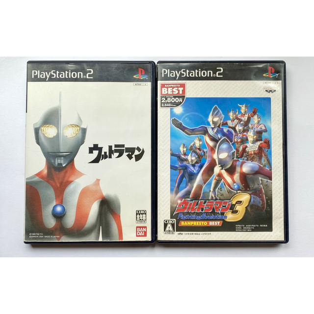 【名作】PS2「ウルトラマン　ファイティング　エボリューション3」2本セット