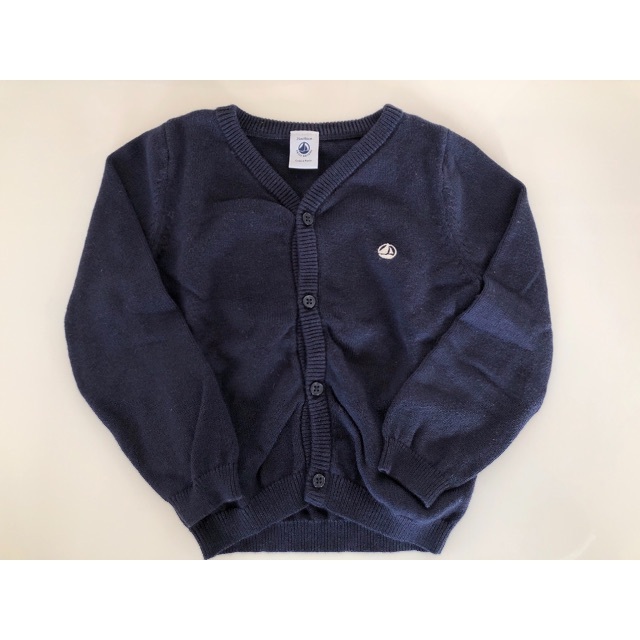 PETIT BATEAU(プチバトー)のPETIT BATEAU プチバトー ニットカーディガン 24m/86cm キッズ/ベビー/マタニティのベビー服(~85cm)(ニット/セーター)の商品写真