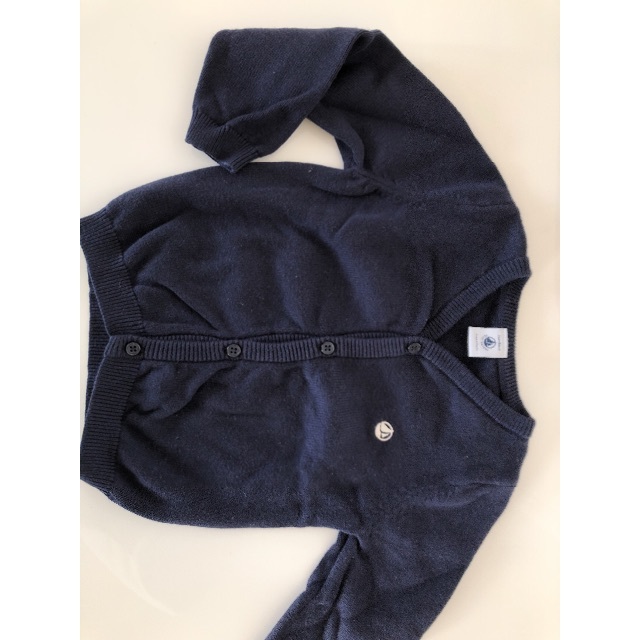 PETIT BATEAU(プチバトー)のPETIT BATEAU プチバトー ニットカーディガン 24m/86cm キッズ/ベビー/マタニティのベビー服(~85cm)(ニット/セーター)の商品写真