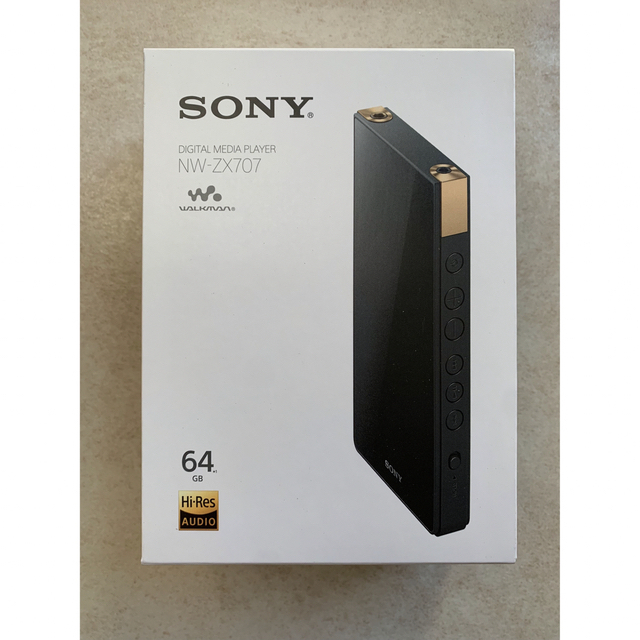 100％本物保証！ SONY 新品未開封 ブラック 64GB NW-ZX707 WALKMAN