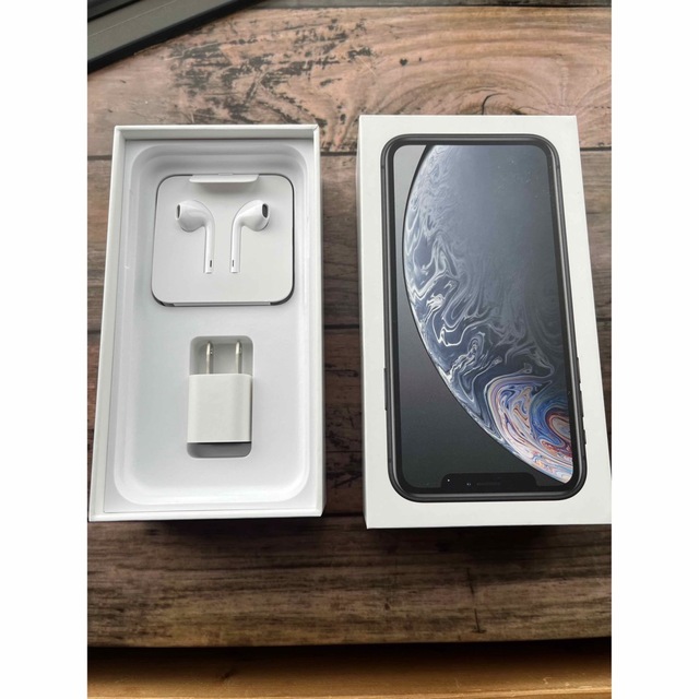 アップル iphoneXR b ブラック 128GB アップルストア購入品 【税込