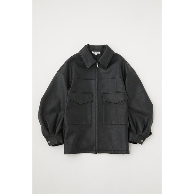 moussy完売FAUX LEATHER BIG JACKETブラック 特選タイムセール helux.ai