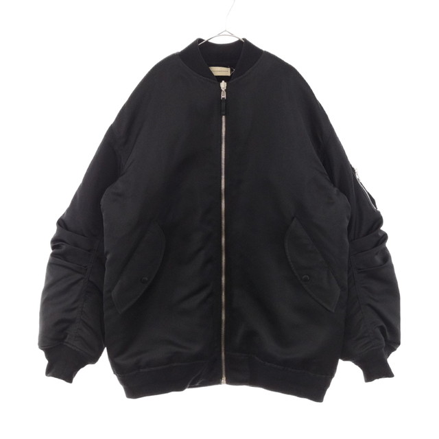 FAITH CONNEXION フェイスコネクション Stn Oversized Bomber 裏地ボア MA-1 ボンバージャケット X1212T00019 ブラック70センチ肩幅