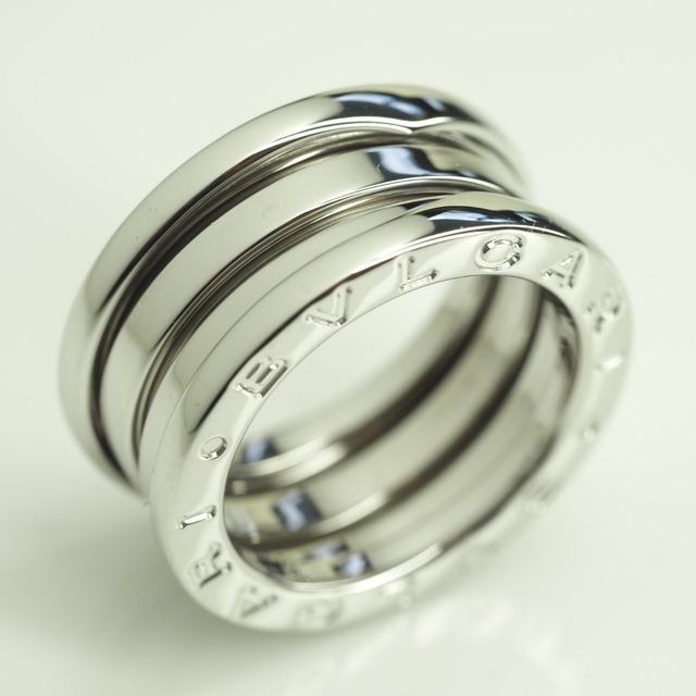 BVLGARI ブルガリ ビーゼロワンリング 750WG 47 B-zero1 女性が喜ぶ