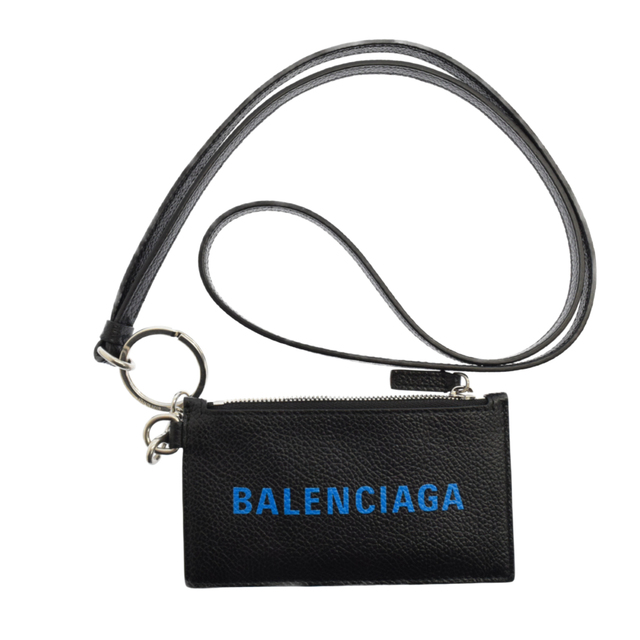 BALENCIAGA バレンシアガ CASH キーリング付ネックストラップ カード