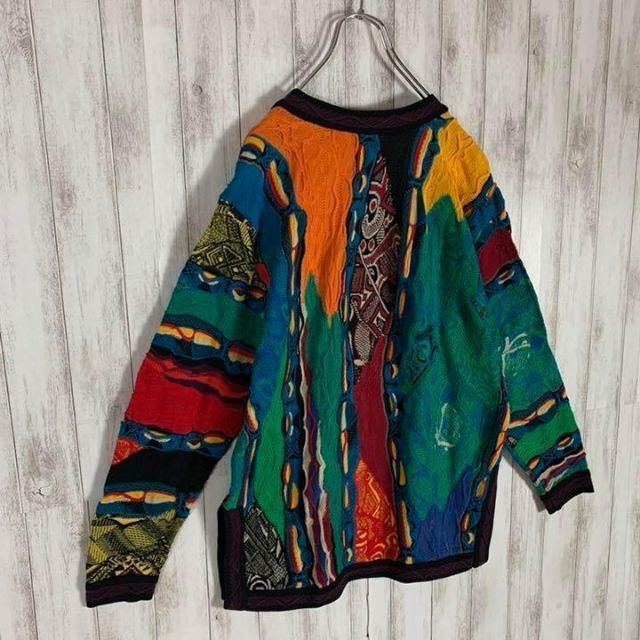 COOGI - 【幻の1点モノ】coogi クージー 立体 編込み 3Dニット 即完売 COOGI - 【幻の1点モノ】coogi クージー 立体 編込み 3Dニット 即完売