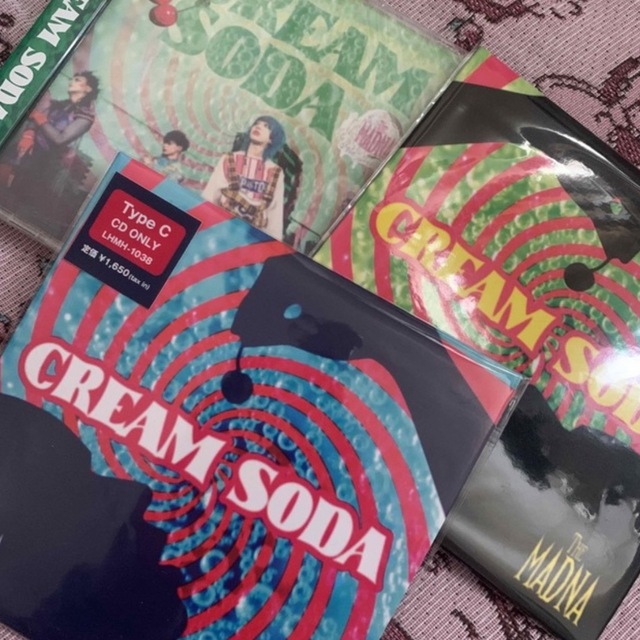 THE MADNA CREAM SODA 3タイプセット　リトハコメントDVD エンタメ/ホビーのCD(ポップス/ロック(邦楽))の商品写真