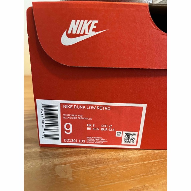 NIKE(ナイキ)の【27cm】Nike Dunk Low "Grey Fog" メンズの靴/シューズ(スニーカー)の商品写真