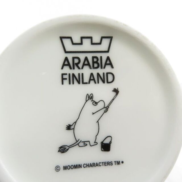 ARABIA(アラビア)の美品 ARABIA アラビア ムーミン 2012年 ウィンターフォレスト マグカップ 冬季 コップ 北欧 フィンランド 旧ロゴ SY5191Q  インテリア/住まい/日用品のキッチン/食器(グラス/カップ)の商品写真