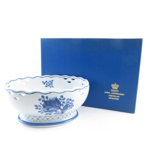 ROYAL COPENHAGEN ロイヤルコペンハーゲン 脚付きボウル 1枚 FAJANCE