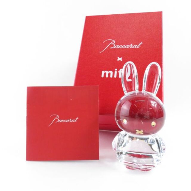 未使用 Baccarat バカラ miffy ミッフィー クリスタルオブジェ クリスタル 人形 インテリア 置物 SY5207C | フリマアプリ ラクマ