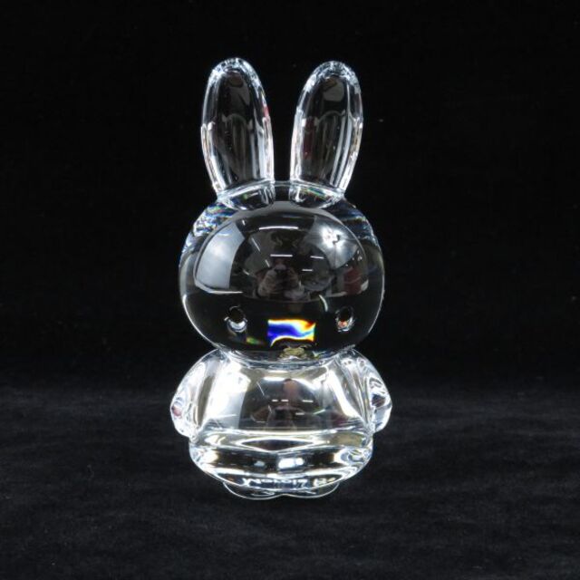 未使用 Baccarat バカラ miffy ミッフィー クリスタルオブジェ クリスタル 人形 インテリア 置物 SY5207C