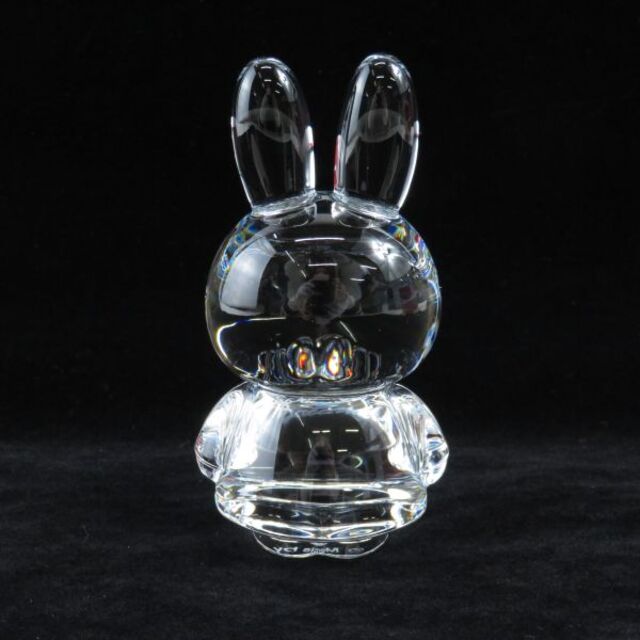 未使用 Baccarat バカラ miffy ミッフィー クリスタルオブジェ クリスタル 人形 インテリア 置物 SY5207C