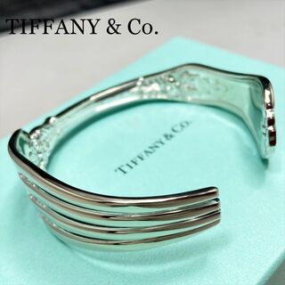 ティファニー(Tiffany & Co.)の新品仕上 ティファニー アンティーク フォーク ブレスレット バングル シルバー(バングル/リストバンド)