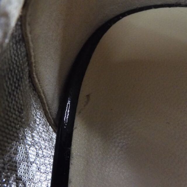 JIMMY CHOO(ジミーチュウ)の美品 JIMMY CHOO ジミーチュウ パンプス 1点 ブラック 37.5(24.5cm) レース ヒール レディース AM3879A59  レディースの靴/シューズ(ハイヒール/パンプス)の商品写真