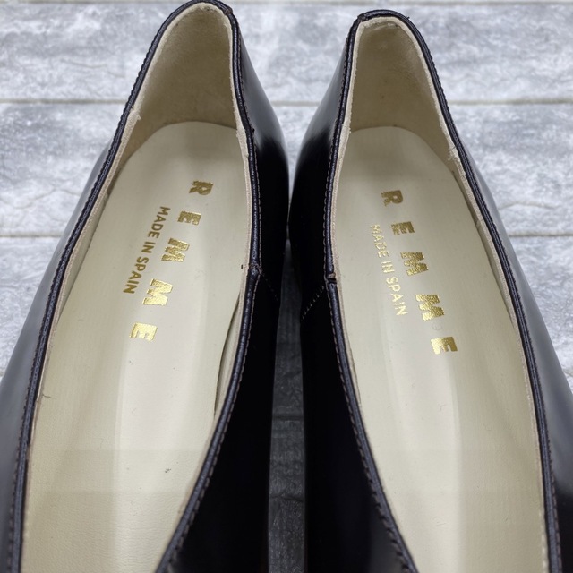 REMME(レメ)の✨極美品 REMME レメ フラットパンプス Vカット 厚底 ポインテッドトゥ レディースの靴/シューズ(ハイヒール/パンプス)の商品写真