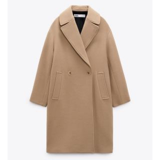 ザラ(ZARA)のZARA  カシミヤブレンドコート　S(ロングコート)