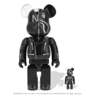 ベアブリック(BE@RBRICK)のBAPE X NBHD SHARK BE@RBRICK 100% & 400%(キャラクターグッズ)