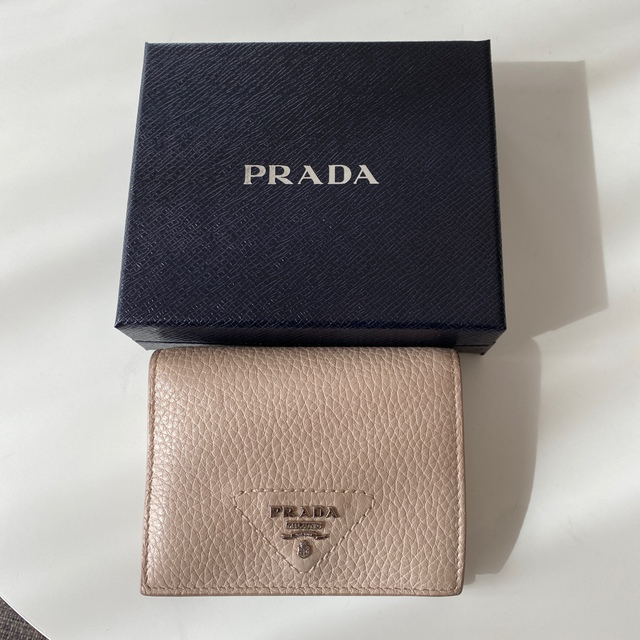 ファッション小物PRADA  ヴィッテロダイノ  レザー財布