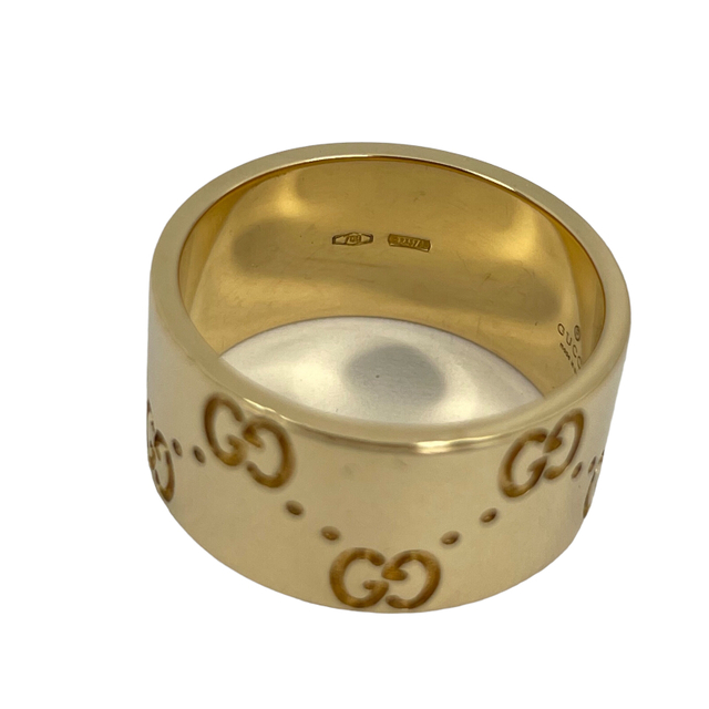 Gucci(グッチ)のグッチ GUCCI アイコン ワイドリング  リング・指輪 ユニセック【中古】 メンズのアクセサリー(リング(指輪))の商品写真