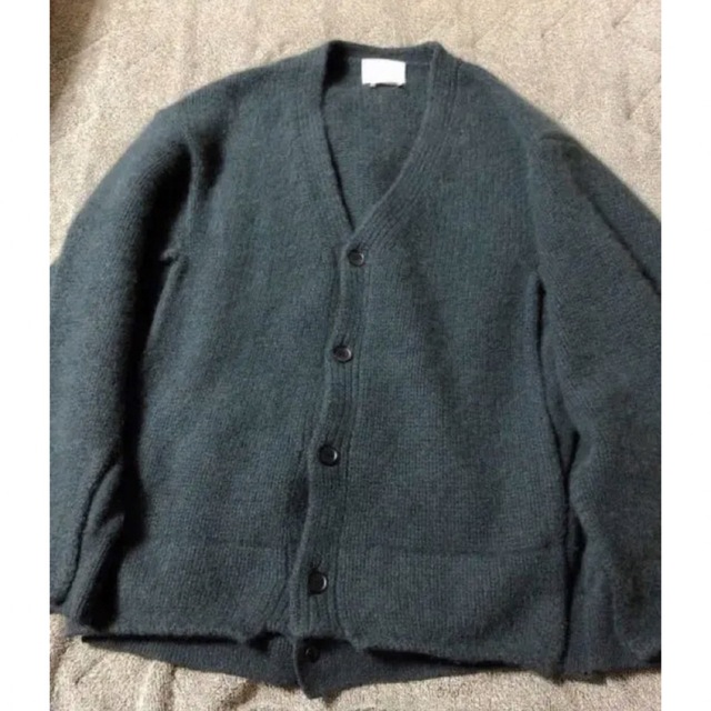 21aw YOKE CONNECTING CARDIGAN GREEN 3