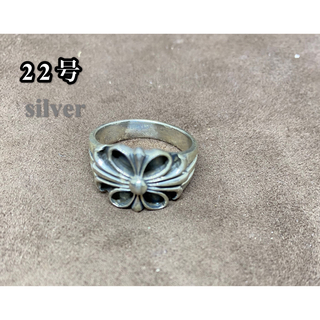 シルバー925リング クロス　十字架　百合　銀　指輪　silver925 1sる(リング(指輪))