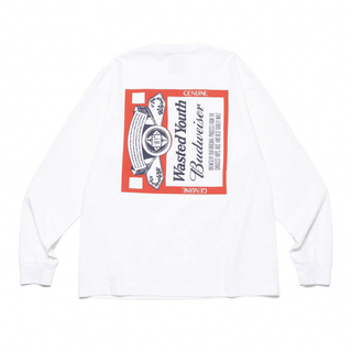 HUMAN MADE - L/S T-SHIRT  Wasted Youth Budweiser XL