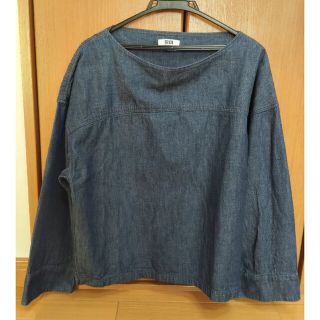 ユニクロ(UNIQLO)のUNIQLO ∪デニムシャツ　sizeL(シャツ/ブラウス(長袖/七分))