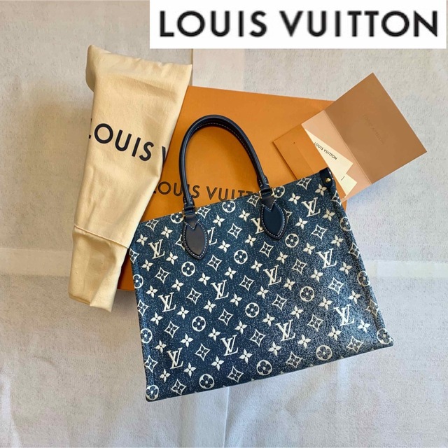 LOUIS VUITTON(ルイヴィトン)のヴィトン　オンザゴーMM　即完売　2022年SS 限定　希少　ほぼ未使用 レディースのバッグ(ハンドバッグ)の商品写真