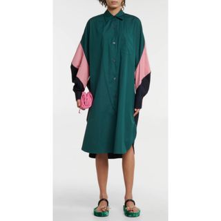 ドリスヴァンノッテン(DRIES VAN NOTEN)のDRIES VAN NOTEN シャツワンピース(ひざ丈ワンピース)