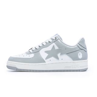 アベイシングエイプ(A BATHING APE)のBAPE STA™ PATENT "Gray"US9 27センチ(スニーカー)