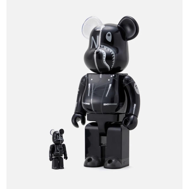 NEIGHBORHOOD(ネイバーフッド)のBAPE NBHD SHARK BE@RBRICK 100%&400% SET メンズのトップス(パーカー)の商品写真