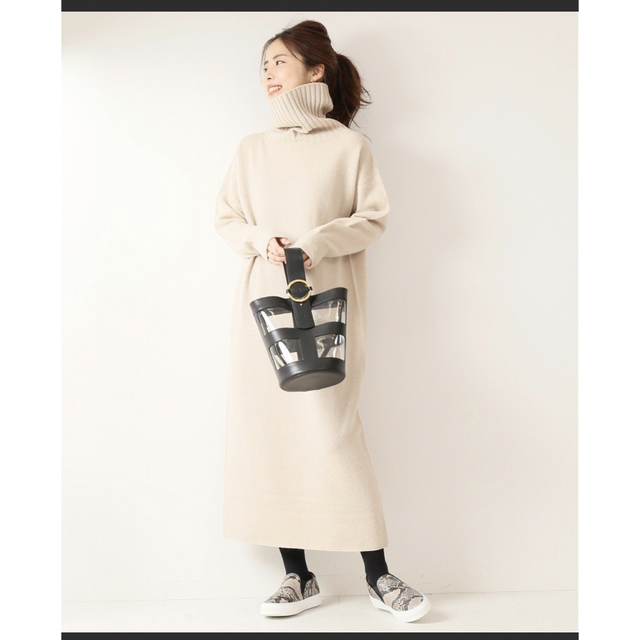 Spick & Span 完売日本製 定価20000円 カシミヤウールワンピース