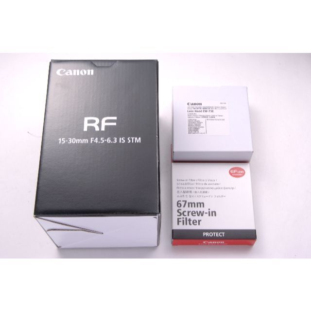 激安超安値 Canon 2023年1月14日購入 室内動作確認のみ キヤノン RF15-30mm レンズ(ズーム) 