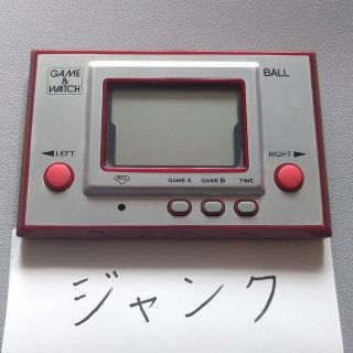 ニンテンドウ(任天堂)のジャンク品　ゲーム＆ウォッチ　ボール　クラブニンテンドーポイント景品(携帯用ゲーム機本体)