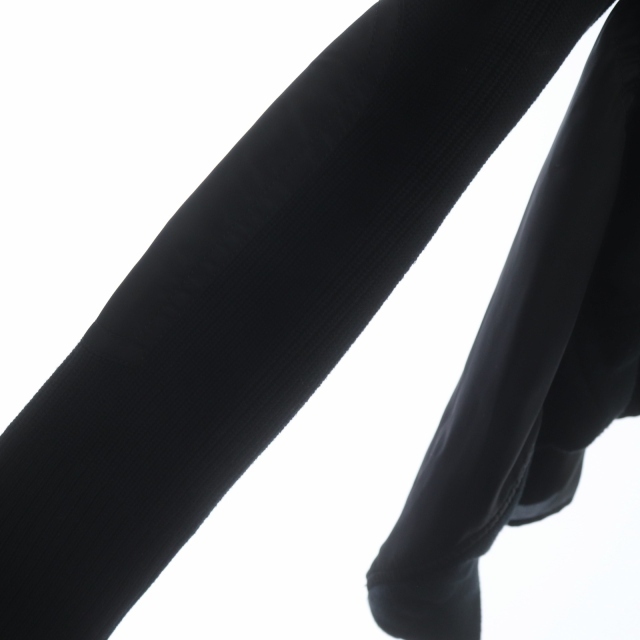 sacai(サカイ)のサカイ Fabric Combo MA-1 ブルゾン ニット切替 1 黒 レディースのジャケット/アウター(ブルゾン)の商品写真