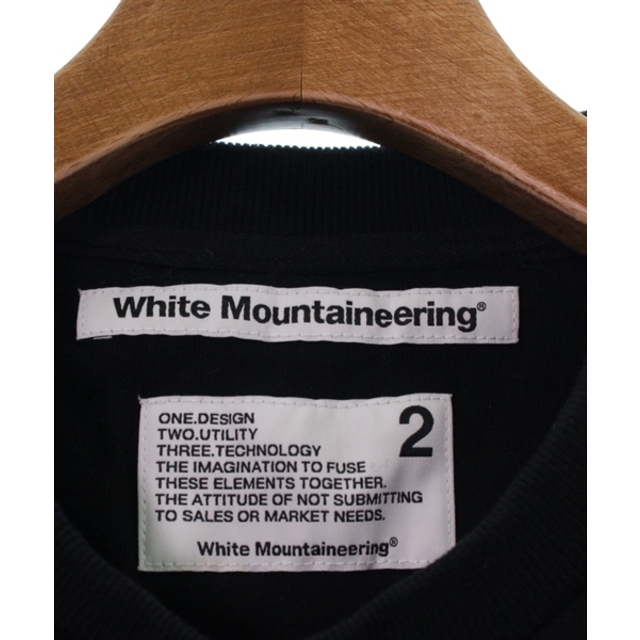 WHITE MOUNTAINEERING(ホワイトマウンテニアリング)のWhite Mountaineering スウェット 2(M位) 黒 【古着】【中古】 メンズのトップス(スウェット)の商品写真