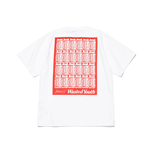 HUMAN MADE(ヒューマンメイド)の新品　Wasted Youth Budweiser T-SHIRT 2XL 白 メンズのトップス(Tシャツ/カットソー(半袖/袖なし))の商品写真