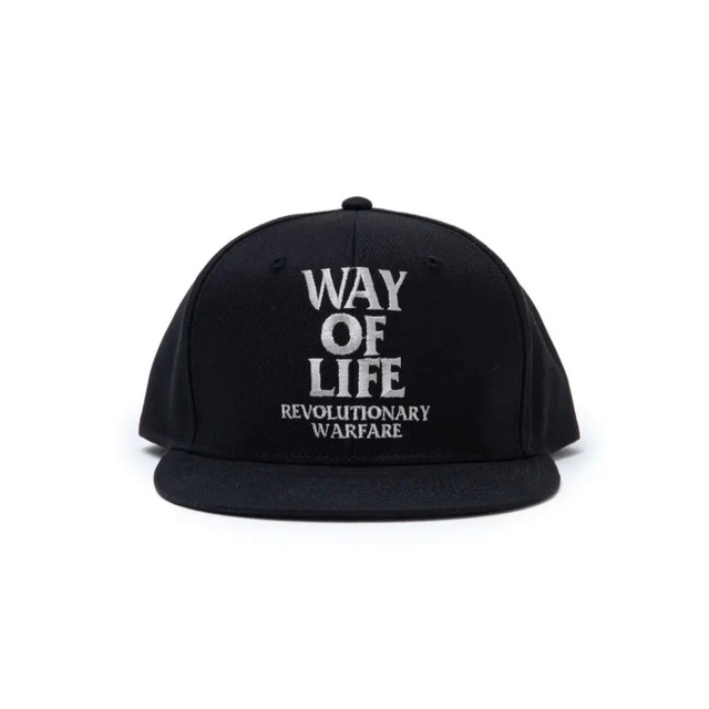 ブラックblackサイズRATS EMBROIDERY CAP WAY OF LIFE キャップ