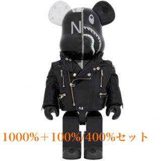 アベイシングエイプ(A BATHING APE)のBE@RBRICK BAPE×NEIGHBORHOOD SHARKセット(その他)