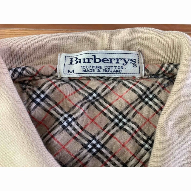 BURBERRY(バーバリー)のバーバリー　ポロシャツ　美品　サイズMからL  1度のみ着用 メンズのトップス(ポロシャツ)の商品写真