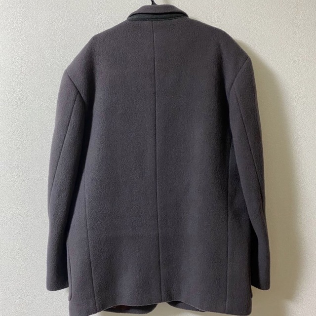 グレー Pコート ピーコート チャコール テーラード メンズのジャケット/アウター(ピーコート)の商品写真