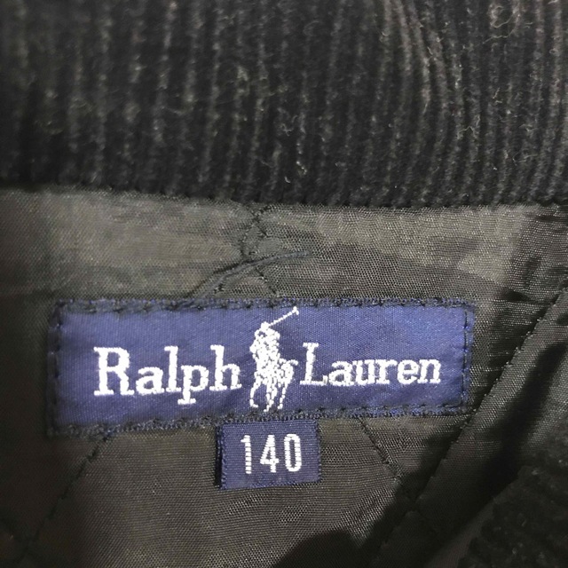 Ralph Lauren(ラルフローレン)のラルフローレン　Ralph Lauren  キルティングジャケット　140 黒 キッズ/ベビー/マタニティのキッズ服男の子用(90cm~)(ジャケット/上着)の商品写真