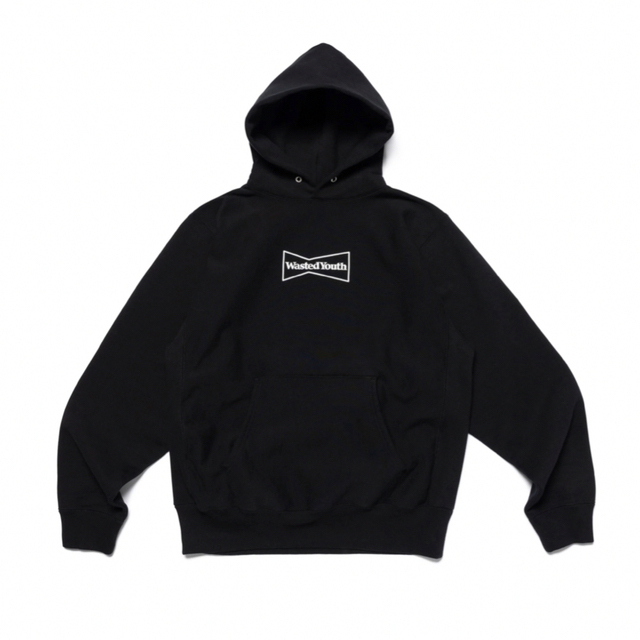 Girls Don't Cry(ガールズドントクライ)のWasted Youth HOODIE #2 BLACK Mサイズ メンズのトップス(パーカー)の商品写真