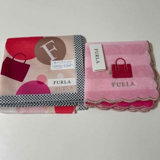 フルラ(Furla)のFURLA ♡ ハンカチ タオルハンカチ 2枚セット(ハンカチ)