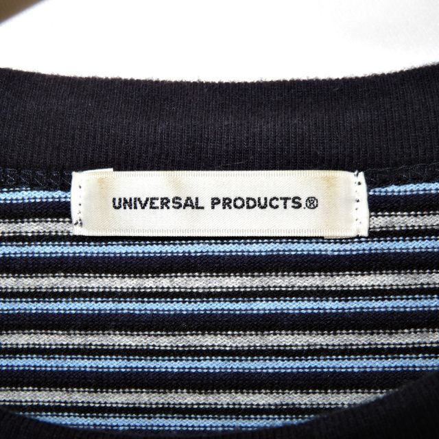 UNIVERSAL PRODUCTS(ユニバーサルプロダクツ)のUNIVERSAL PRODUCTS MULTI BORDER L/S メンズのトップス(Tシャツ/カットソー(七分/長袖))の商品写真